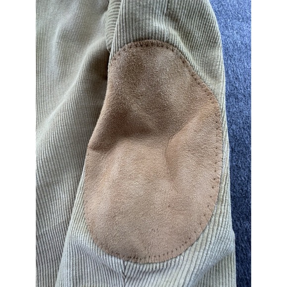 Anthonys Blazer Mens 42R Tan Corduroy Suit Jacket Elbow Patch Pockets Sport Coat - Picture 12 of 13